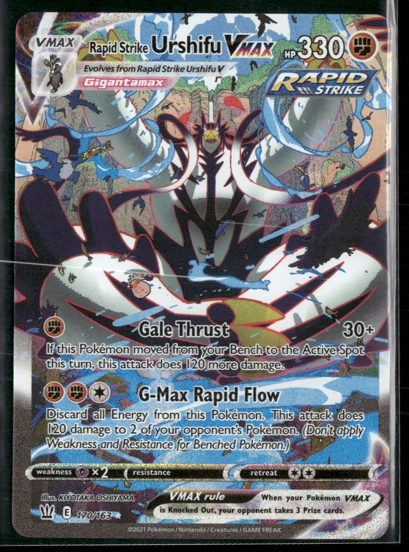 SWSH05: Battle Styles Rapid Strike Urshifu VMAX (Alternate Art Secret) #170/163