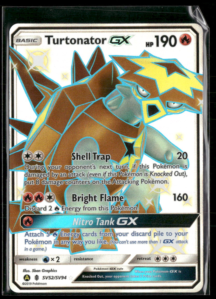 Hidden Fates: Shiny Vault Turtonator GX #SV52/SV94