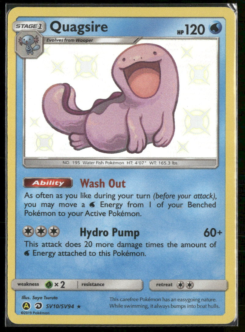 Hidden Fates: Shiny Vault Quagsire #SV10/SV94