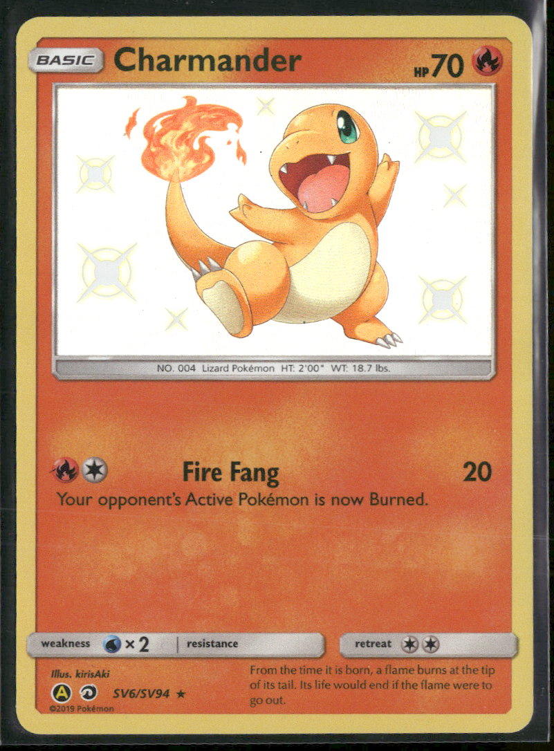 Hidden Fates: Shiny Vault Charmander #SV6/SV94