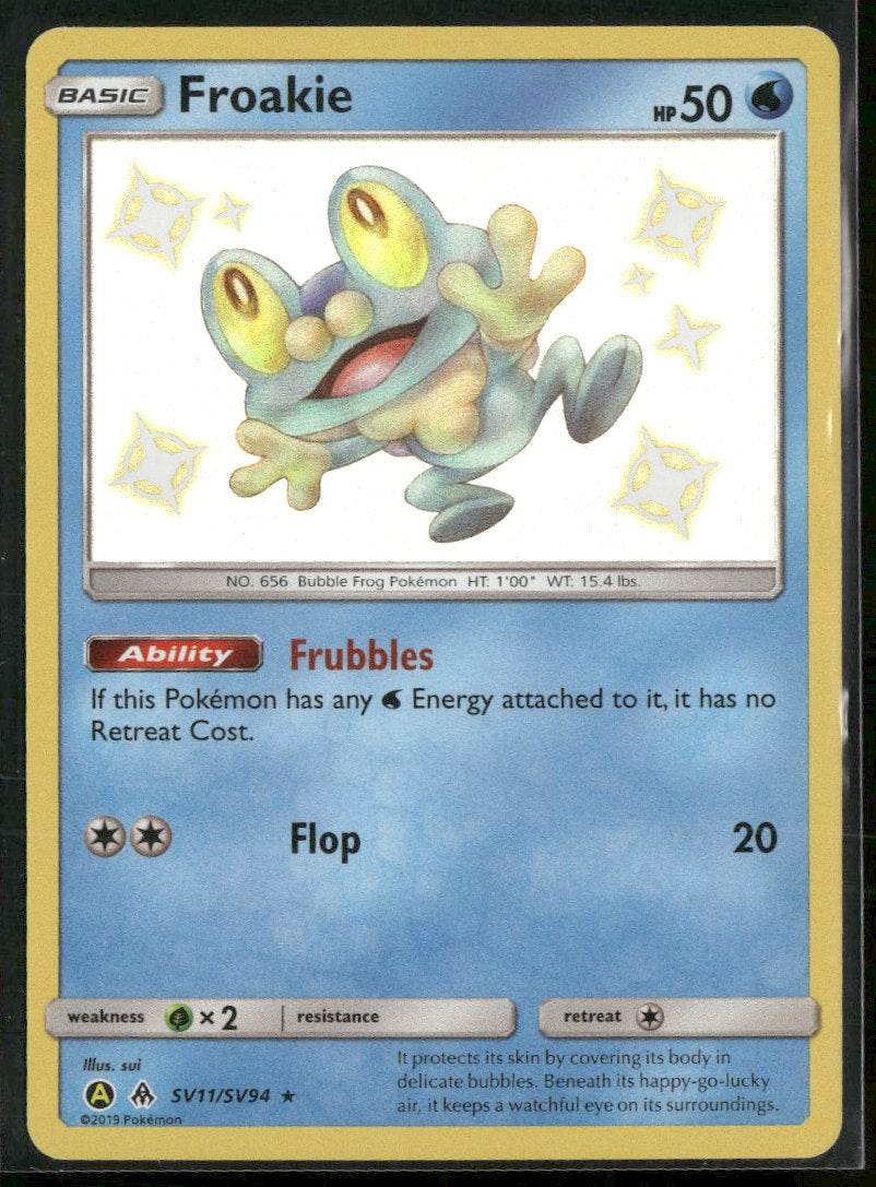 Hidden Fates: Shiny Vault Froakie #SV11/SV94