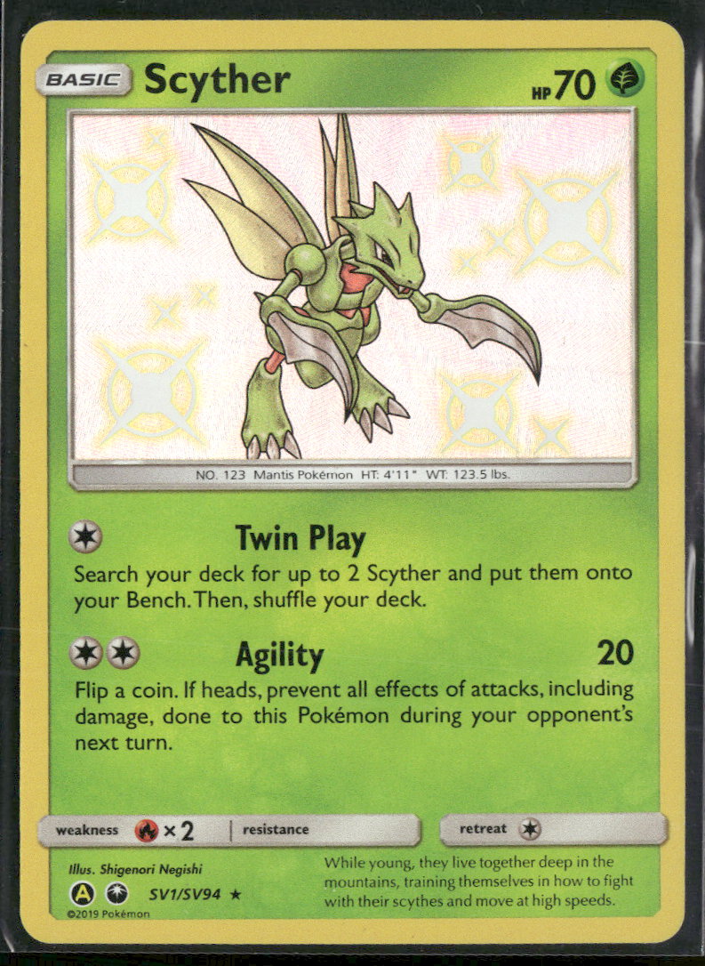 Hidden Fates: Shiny Vault Scyther #SV1/SV94