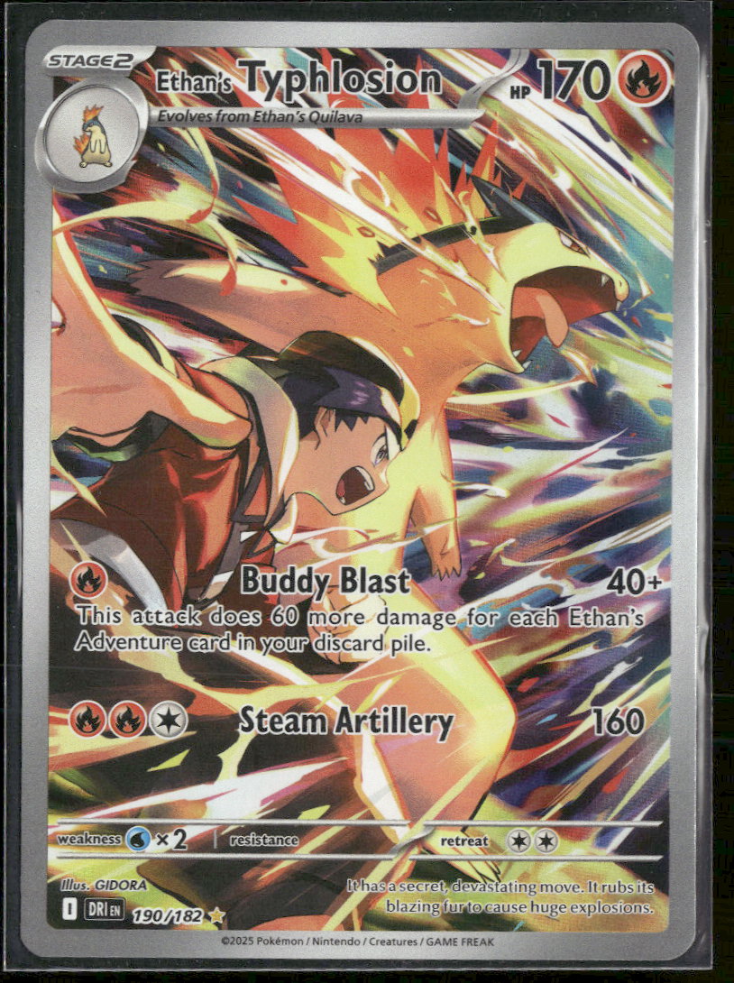 SV10: Destined Rivals Ethan's Typhlosion #190/182