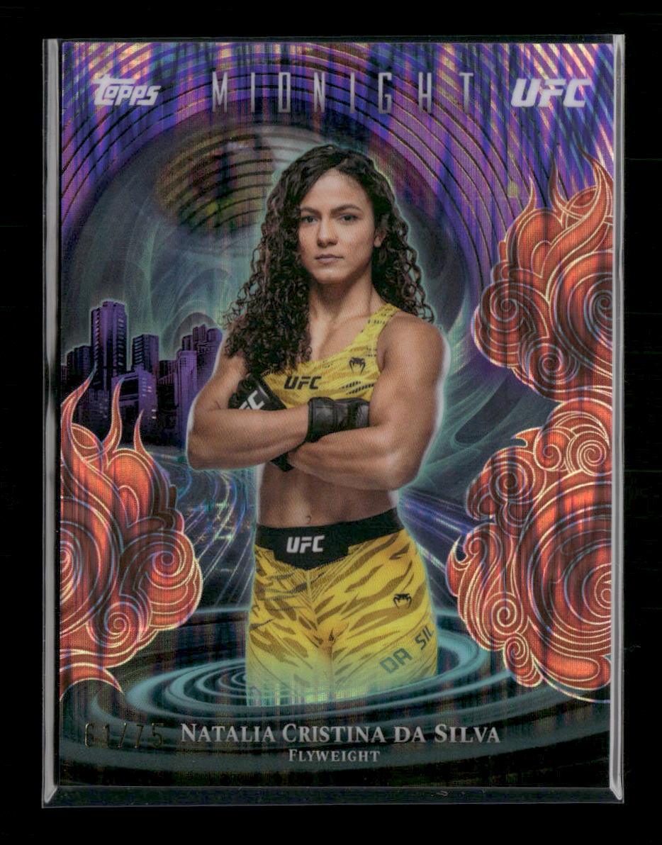 2026 Topps Midnight UFC Insomnia Dusk Natalia Cristina da Silva #/75 #IN-5