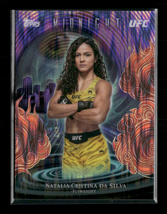 2026 Topps Midnight UFC Insomnia Dusk Natalia Cristina da Silva #/75 #IN-5