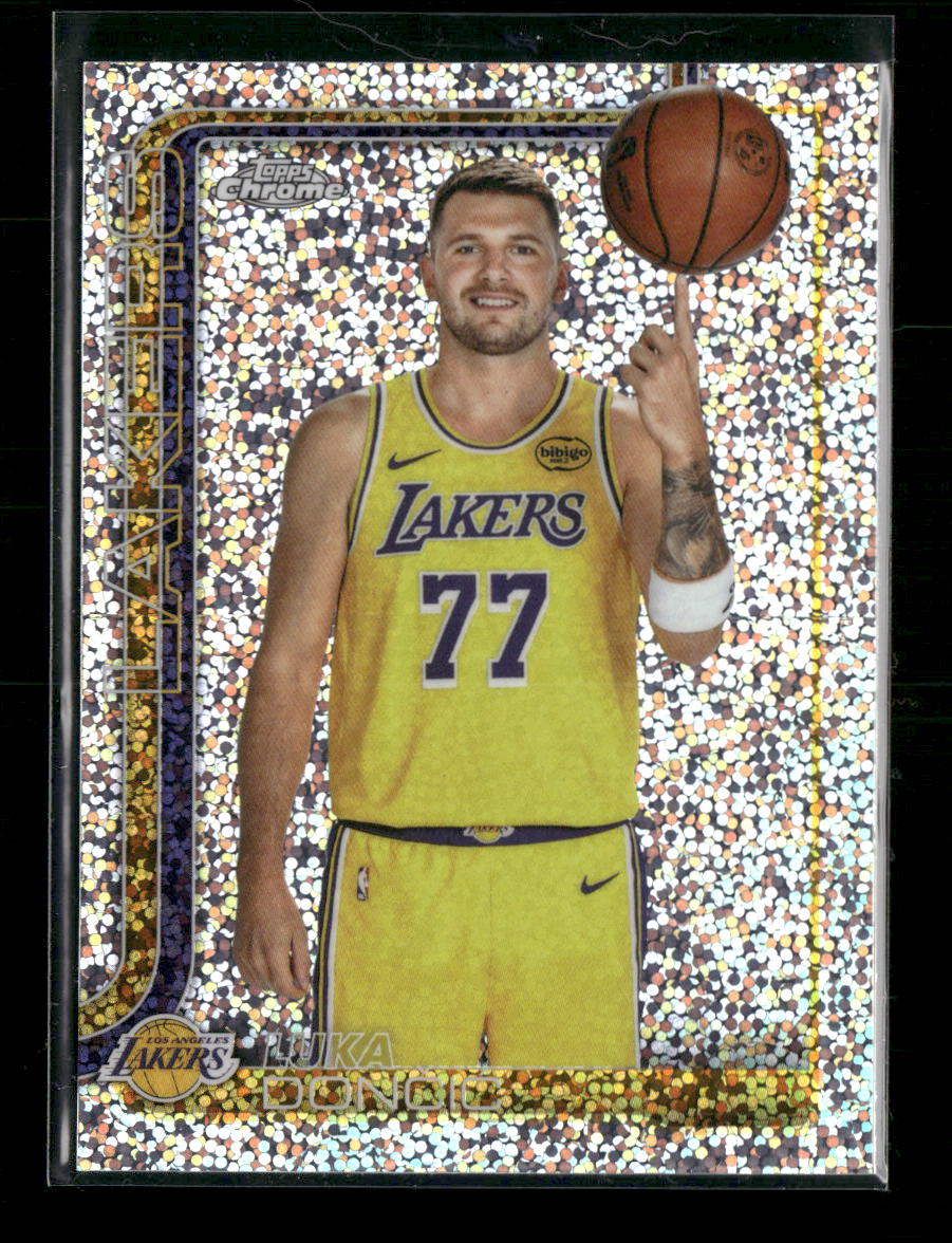 2026 Topps Chrome Silver Sparkle SSP Image Variation Luka Dončić #2
