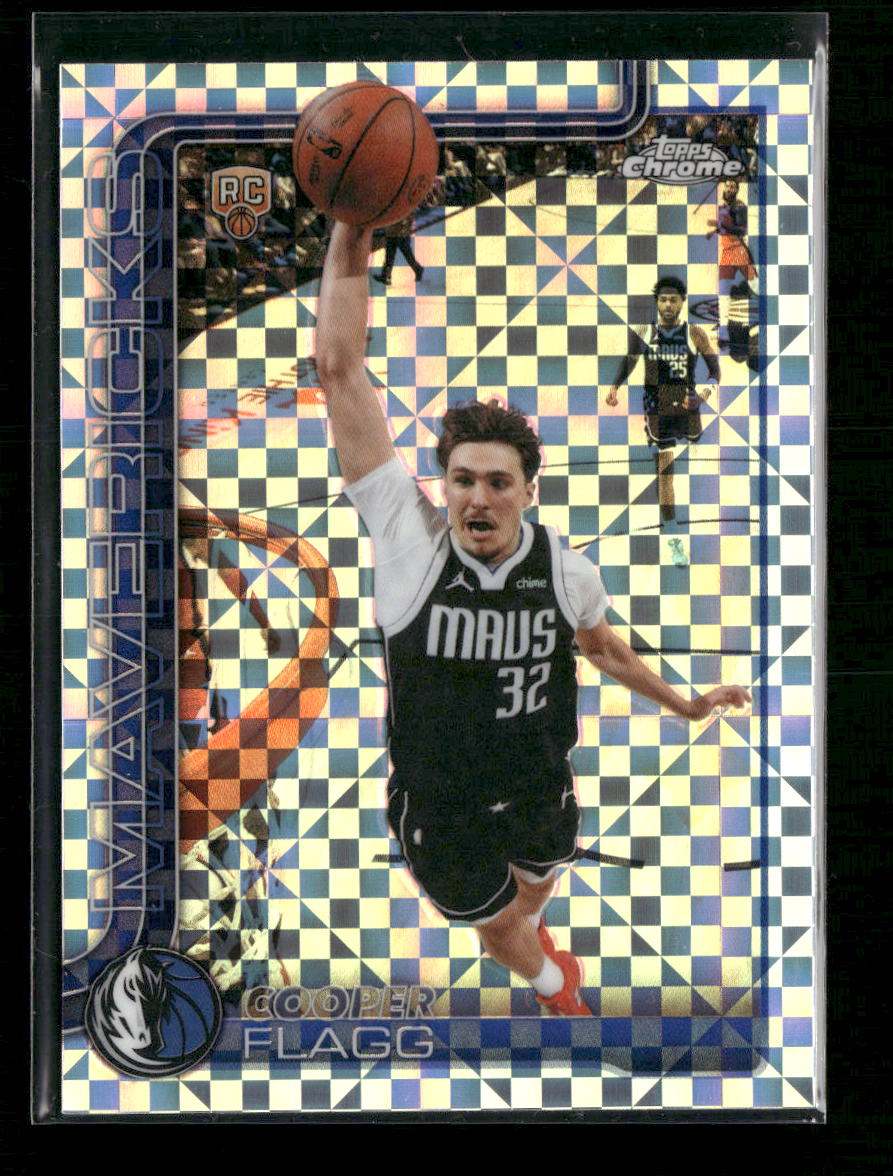2025-26 Topps Chrome Update X-Fractor Cooper Flagg RC #151