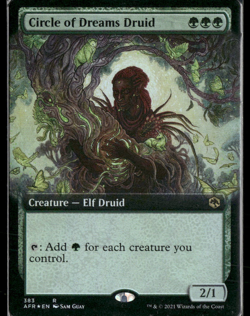 Adventures in the Forgotten Realms Circle of Dreams Druid (Extended Art) #383
