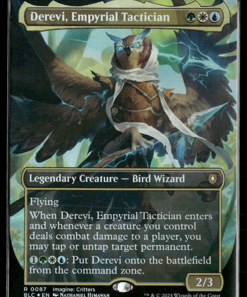 Commander: Bloomburrow Derevi, Empyrial Tactician (Borderless) #87