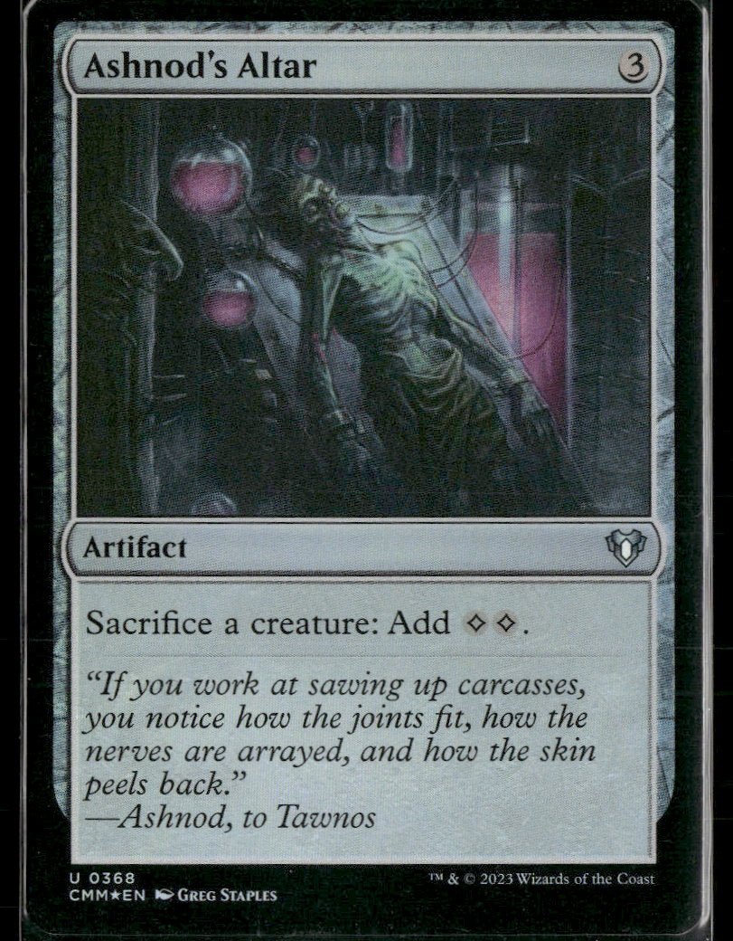 Commander Masters Ashnod's Altar #368