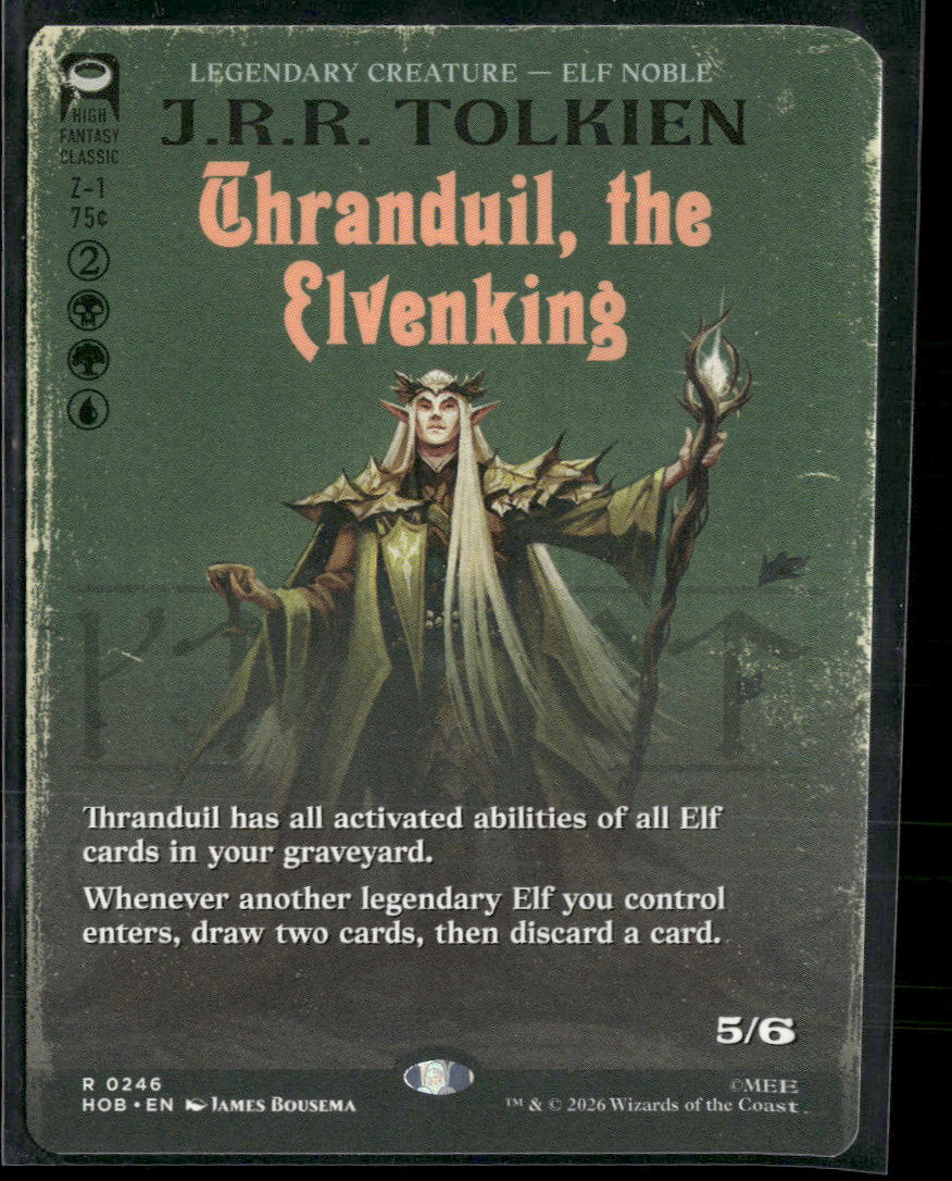 The Hobbit Thranduil, the Elvenking (Borderless) #246