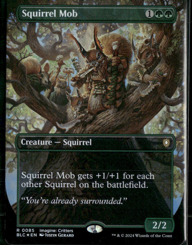 Commander: Bloomburrow Squirrel Mob (Borderless) #85