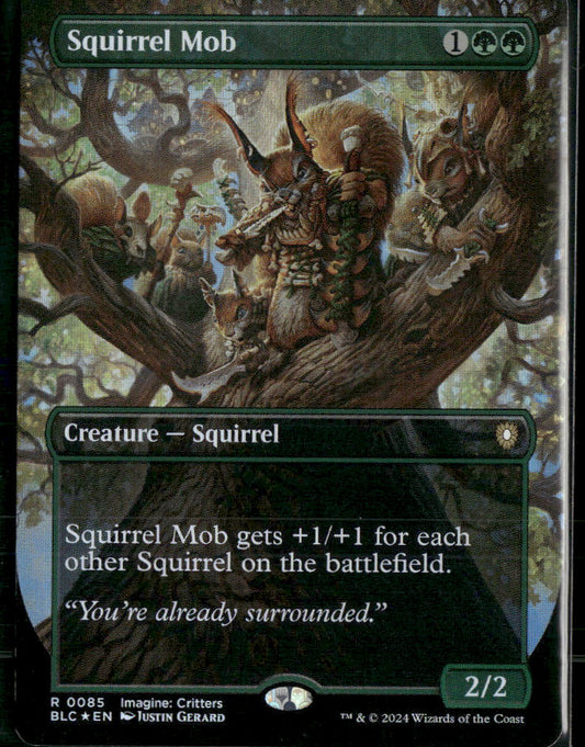 Commander: Bloomburrow Squirrel Mob (Borderless) #85