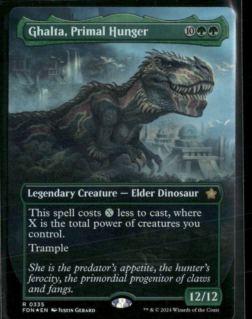 Foundations Ghalta, Primal Hunger (Borderless) #335
