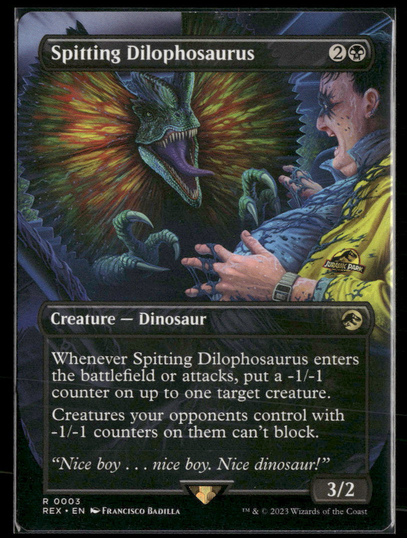 UB Jurassic World Collection Spitting Dilophosaurus (Borderless) #3