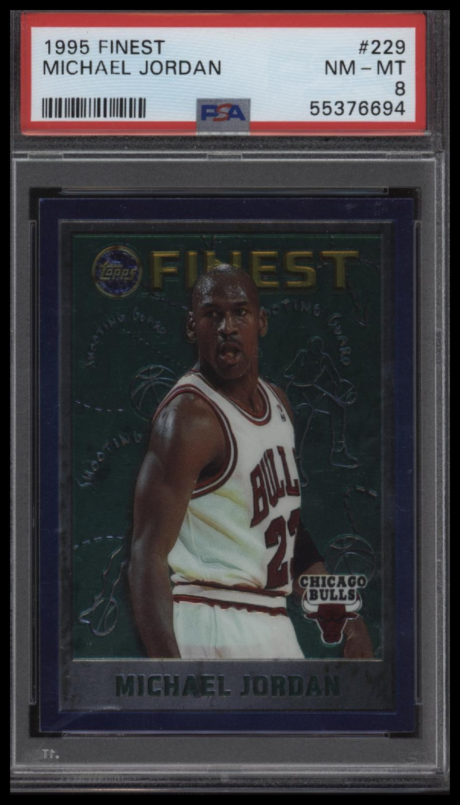 1995 Finest Michael Jordan 8 PSA #229