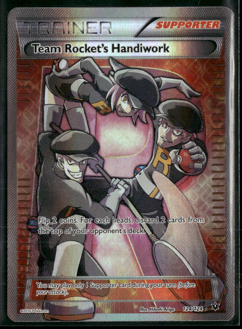 XY - Fates Collide Team Rocket's Handiwork (Full Art) #124/124