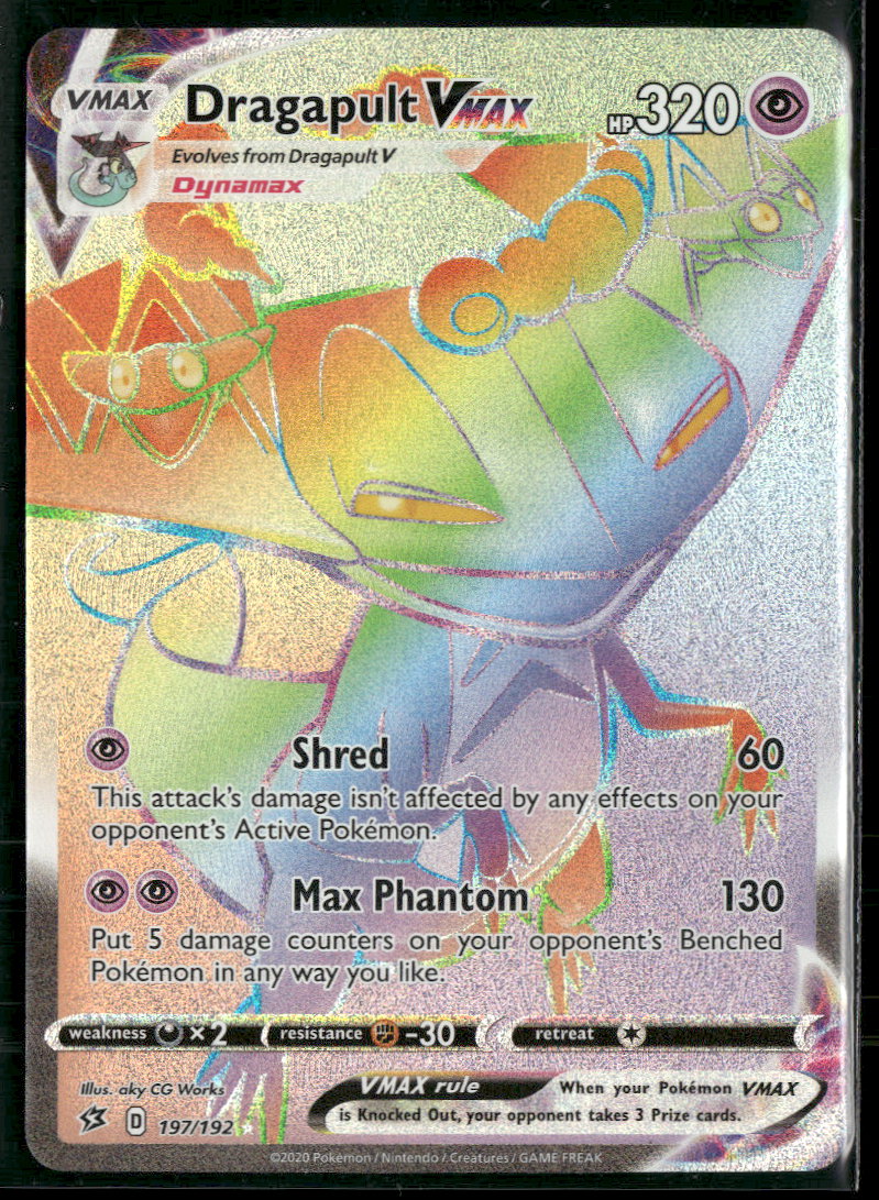 SWSH02: Rebel Clash Dragapult VMAX (Secret) #197/192