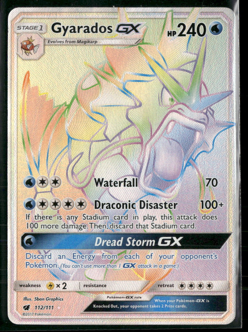 SM - Crimson Invasion Gyarados GX (Secret) #112/111