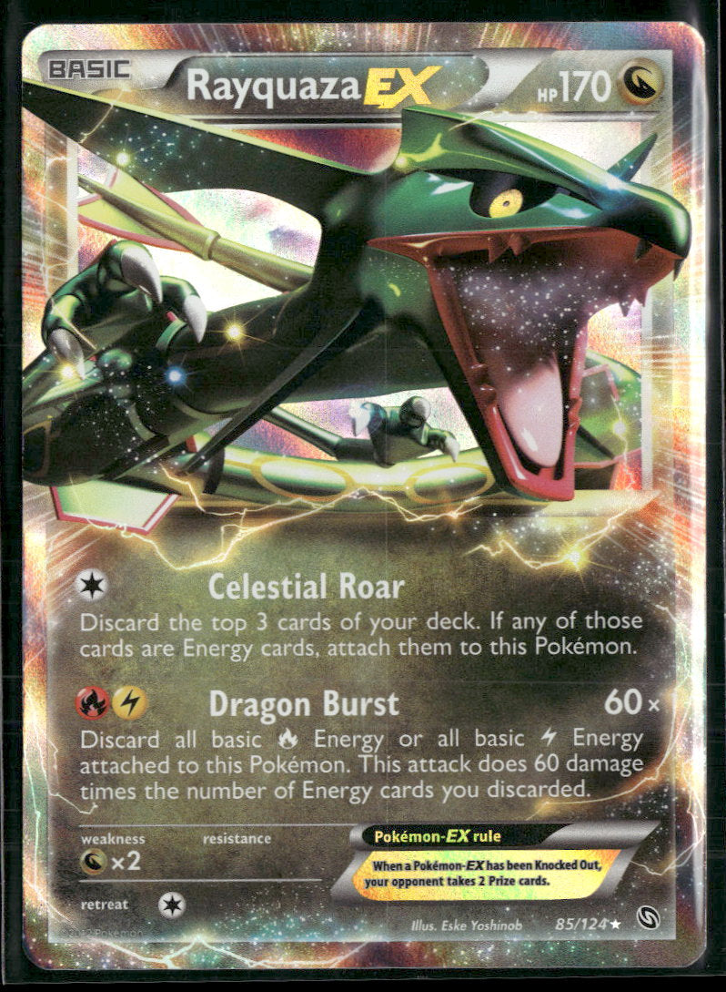 Dragons Exalted Rayquaza EX #85/124