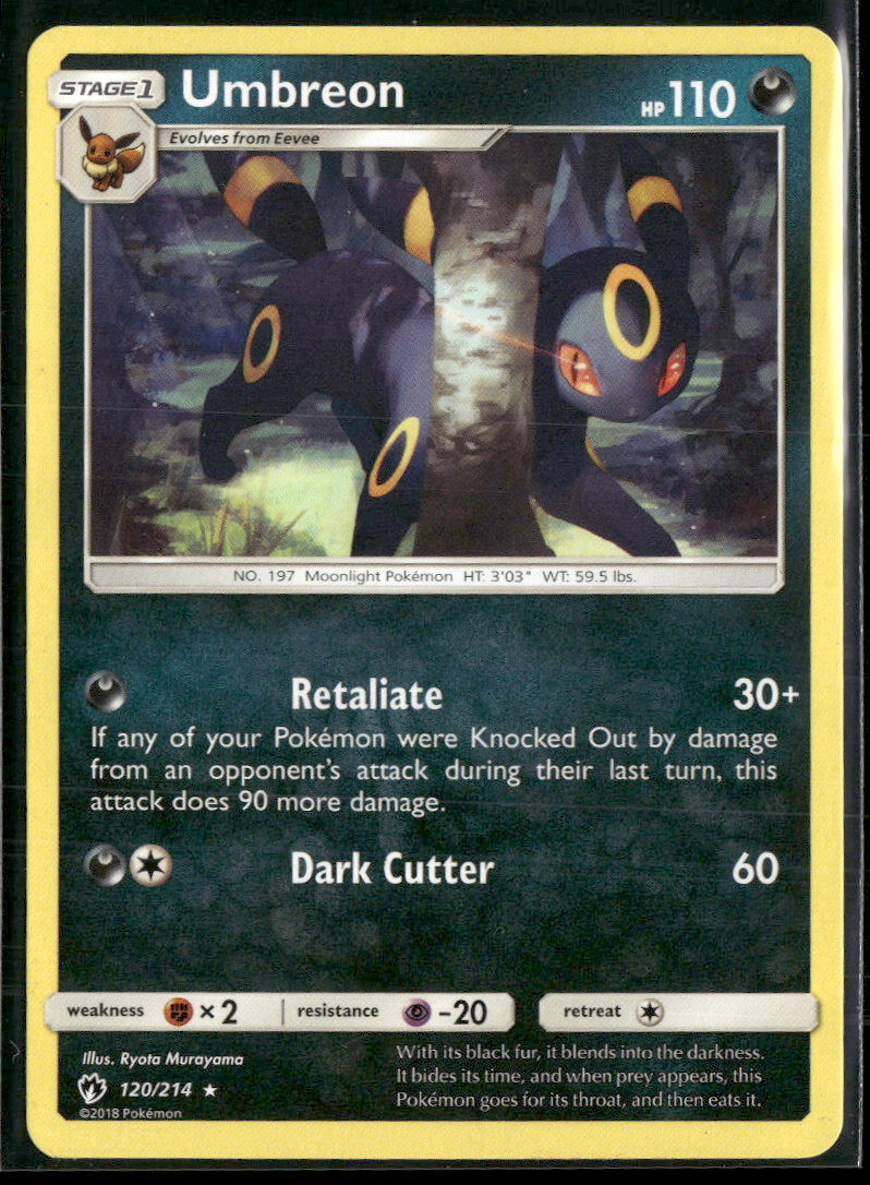 SM - Lost Thunder Umbreon #120/214