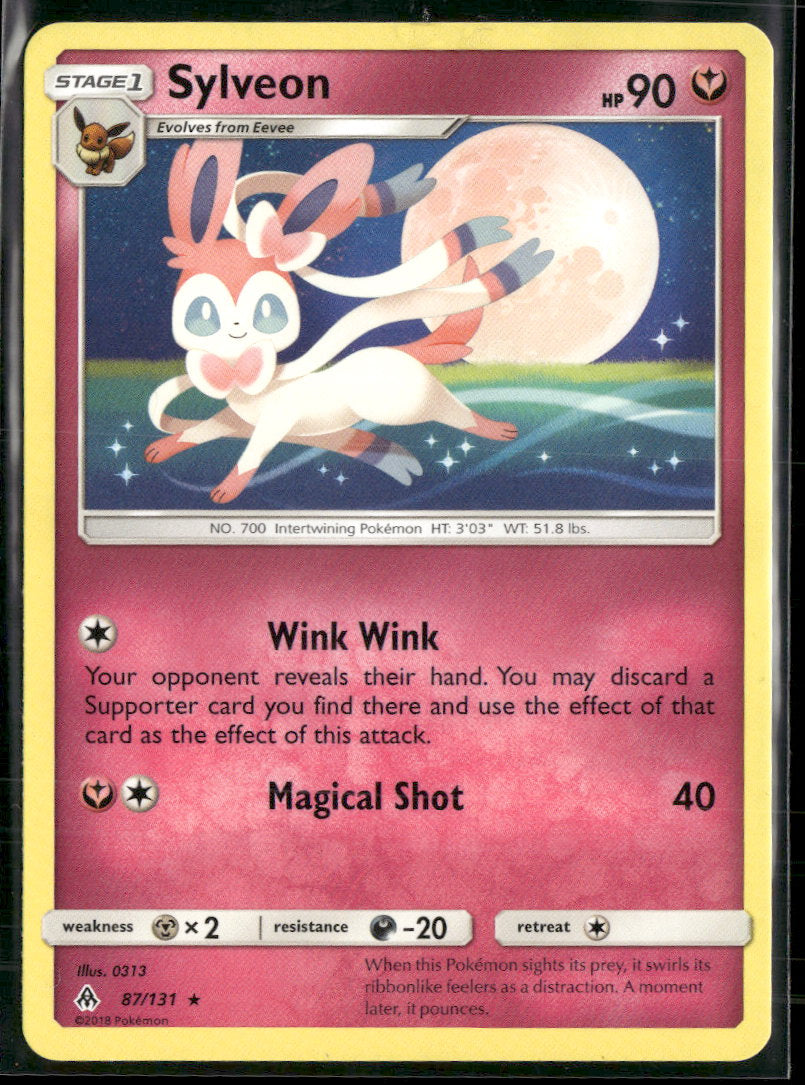 SM - Forbidden Light Sylveon #87/131