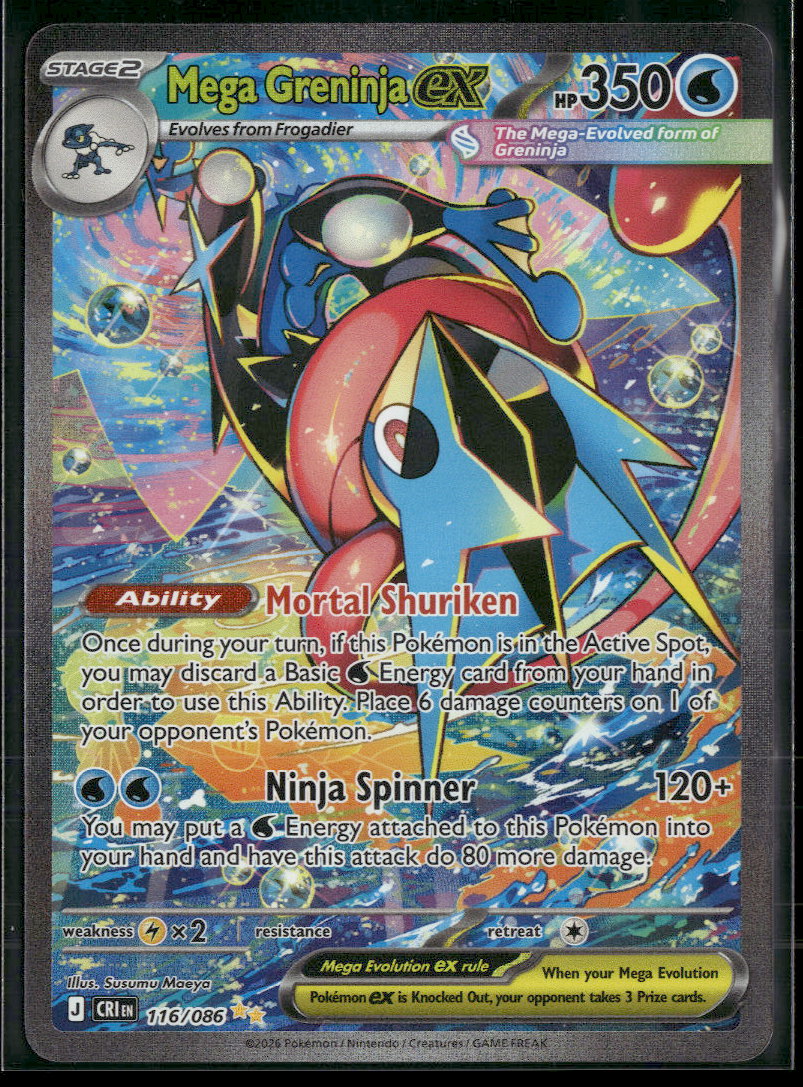 ME04: Chaos Rising Mega Greninja ex #116/086