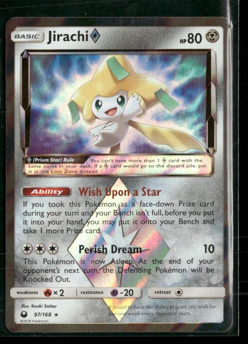 SM - Celestial Storm Jirachi Prism Star #97/168
