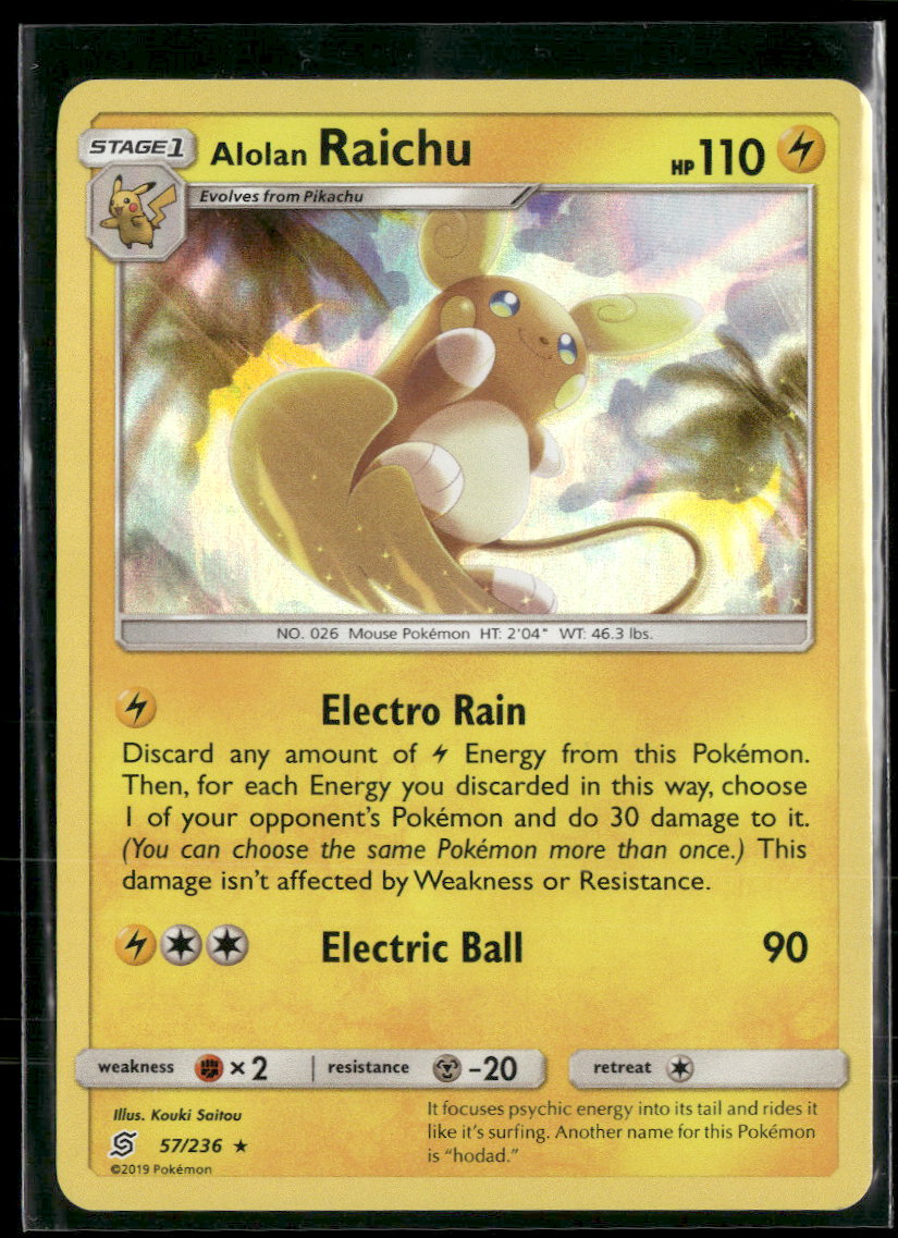 SM - Unified Minds Alolan Raichu #57/236