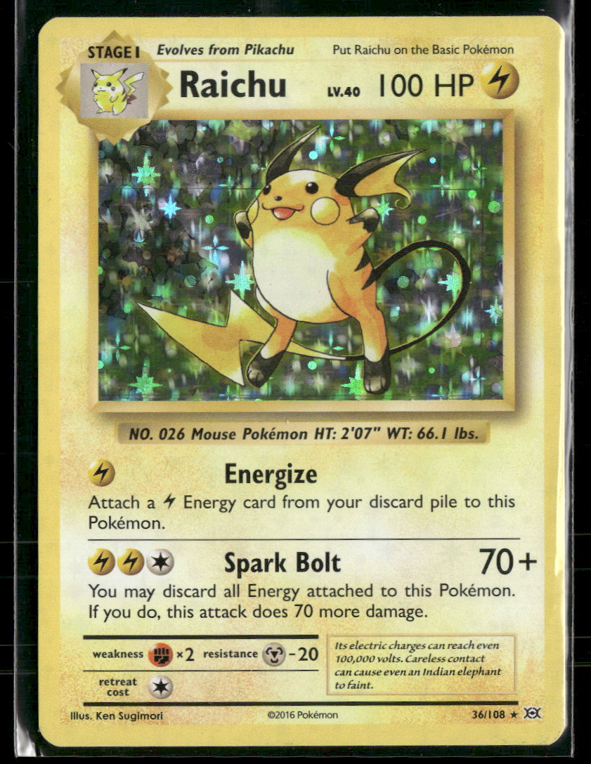XY - Evolutions Raichu #36/108