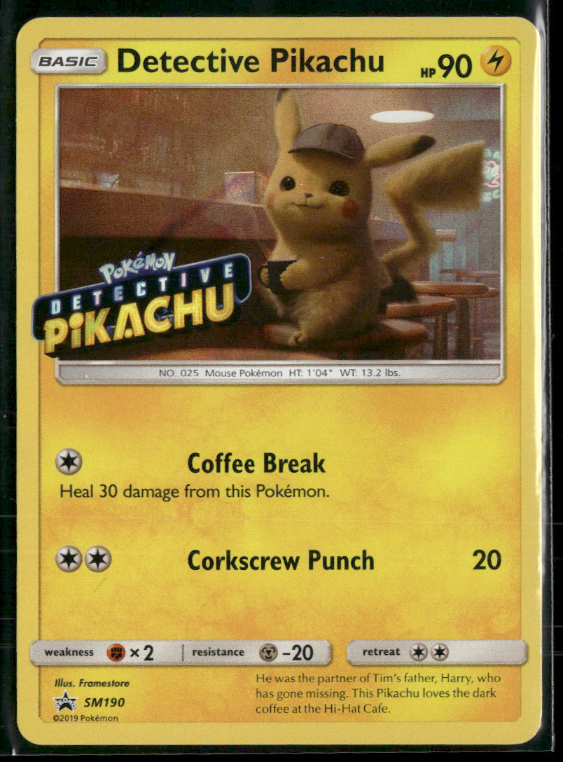 SM Promos Detective Pikachu #SM190