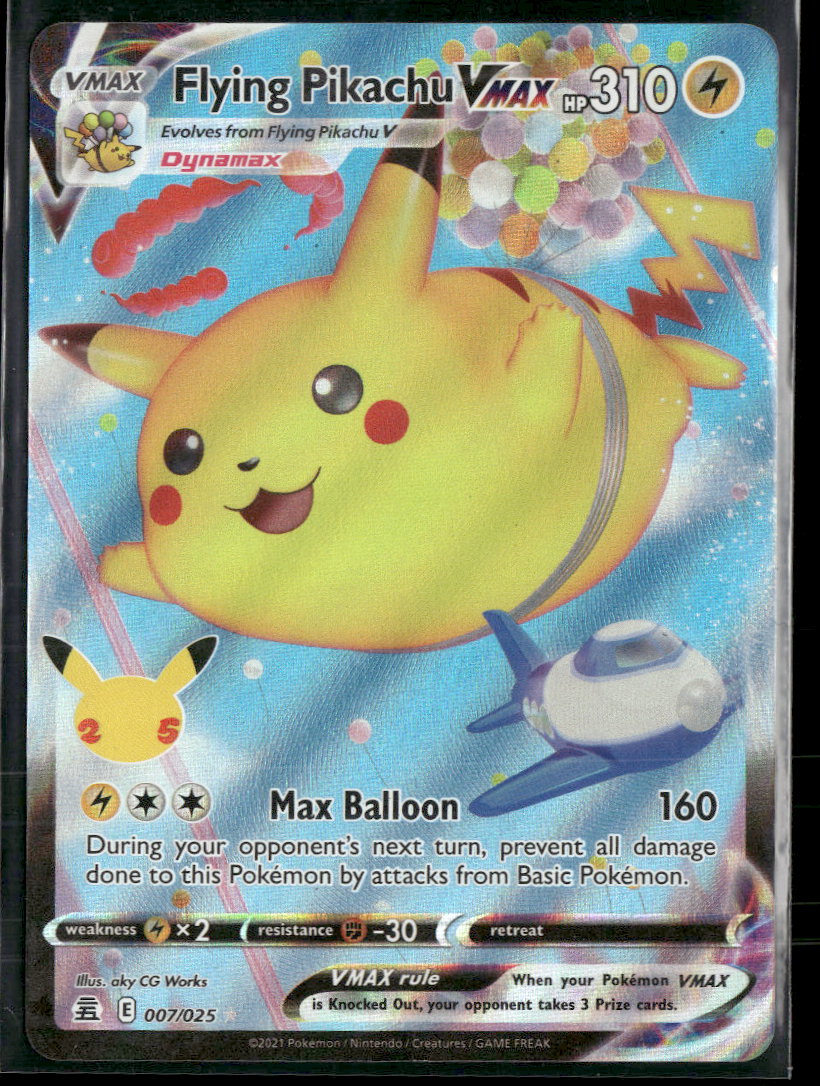 Celebrations Flying Pikachu VMAX #007/025
