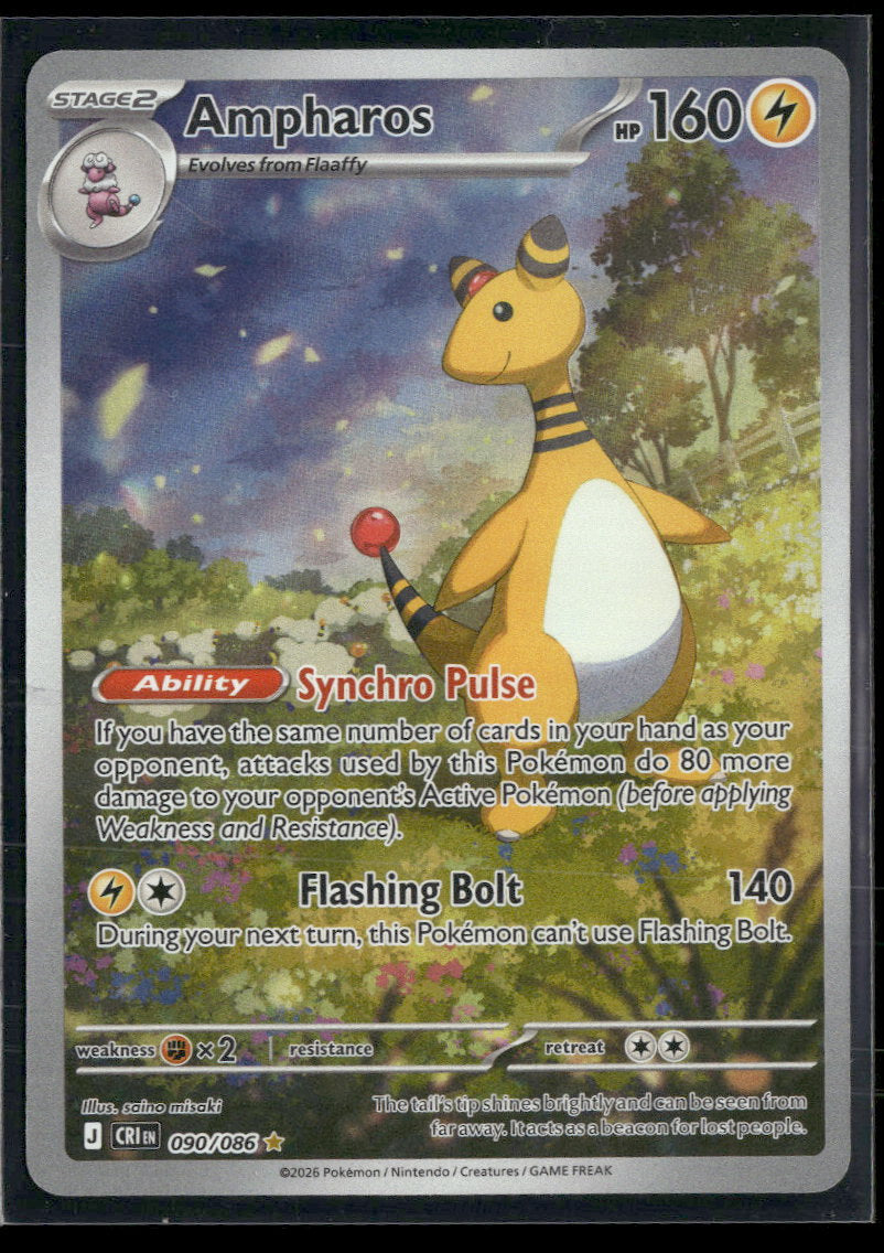 ME04: Chaos Rising Ampharos #090/086
