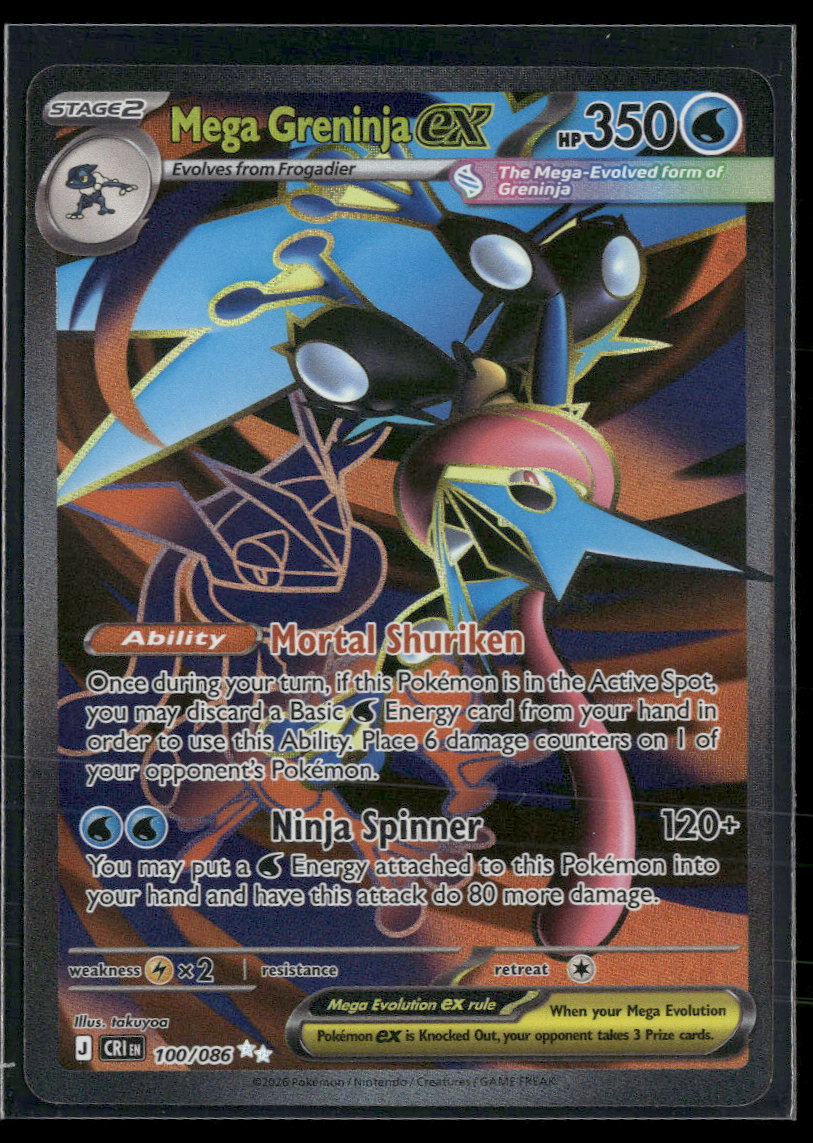 ME04: Chaos Rising Mega Greninja ex #100/086