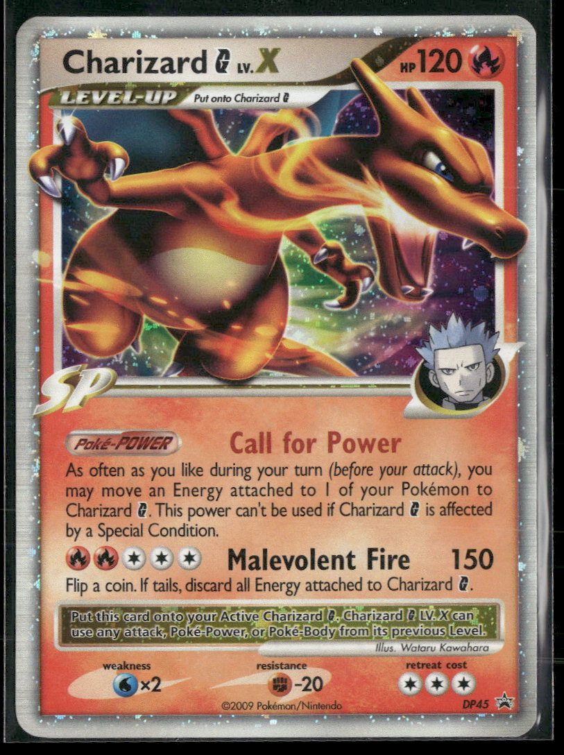 Diamond and Pearl Promos Charizard G LV.X #DP45