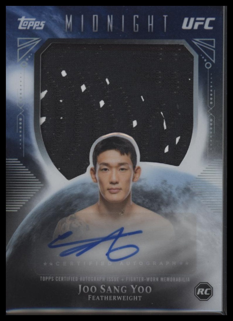2026 Topps Midnight UFC Rookie Relic Autographs Joo Sang Yoo AU #RRA-JY
