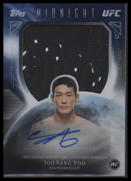 2026 Topps Midnight UFC Rookie Relic Autographs Joo Sang Yoo AU #RRA-JY