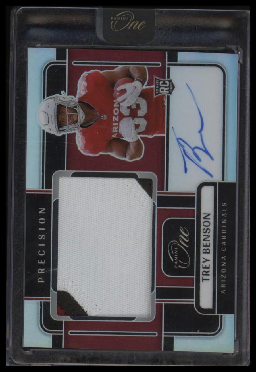 2024 Panini One Trey Benson #/99 AU #318