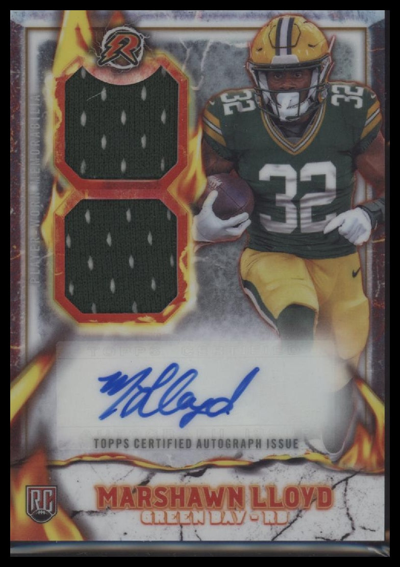 2024 Topps Resurgence Ignite Rookie Patch Autographs MarShawn Lloyd AU #IPA-ML