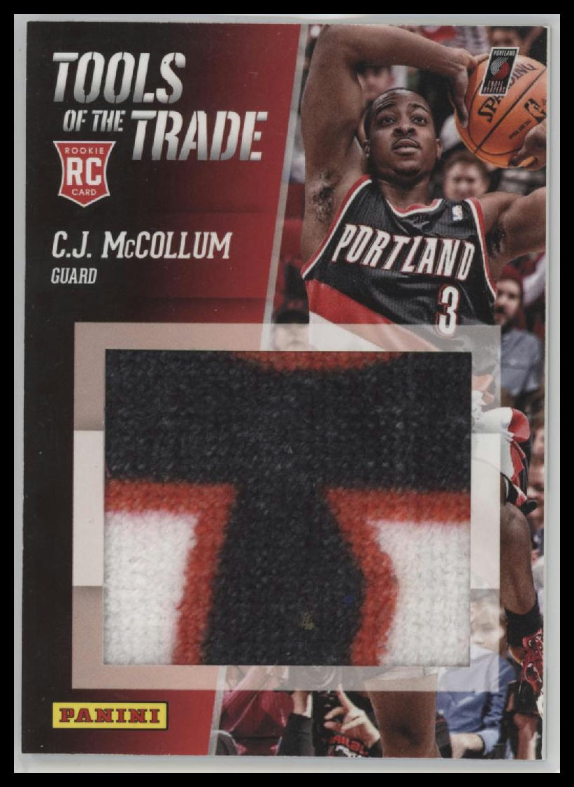2013 Panini Black Friday Tools of the Trade C.J. McCollum #BK4
