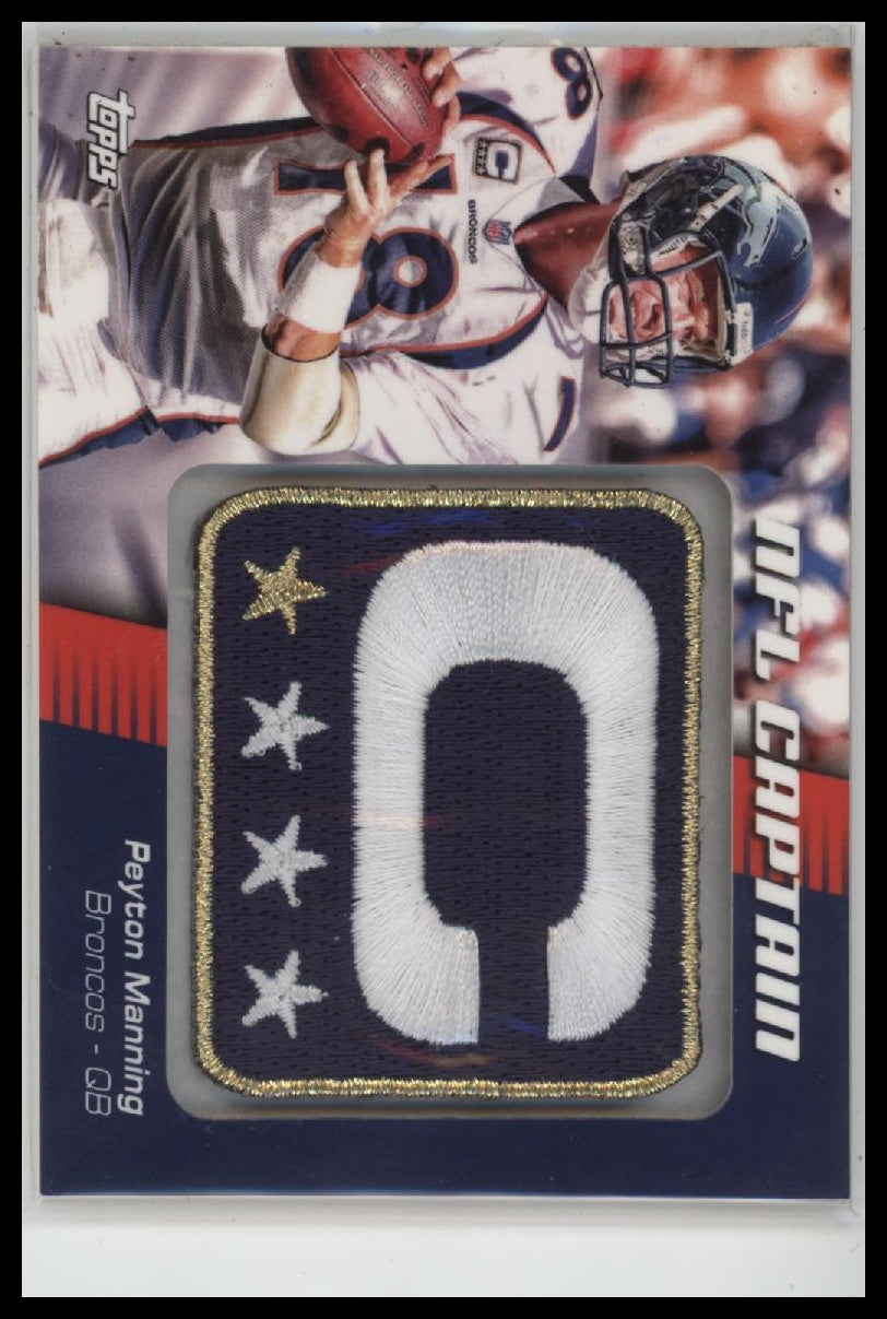 2012 Topps NFL Captains Patches Peyton Manning #NCP-PM