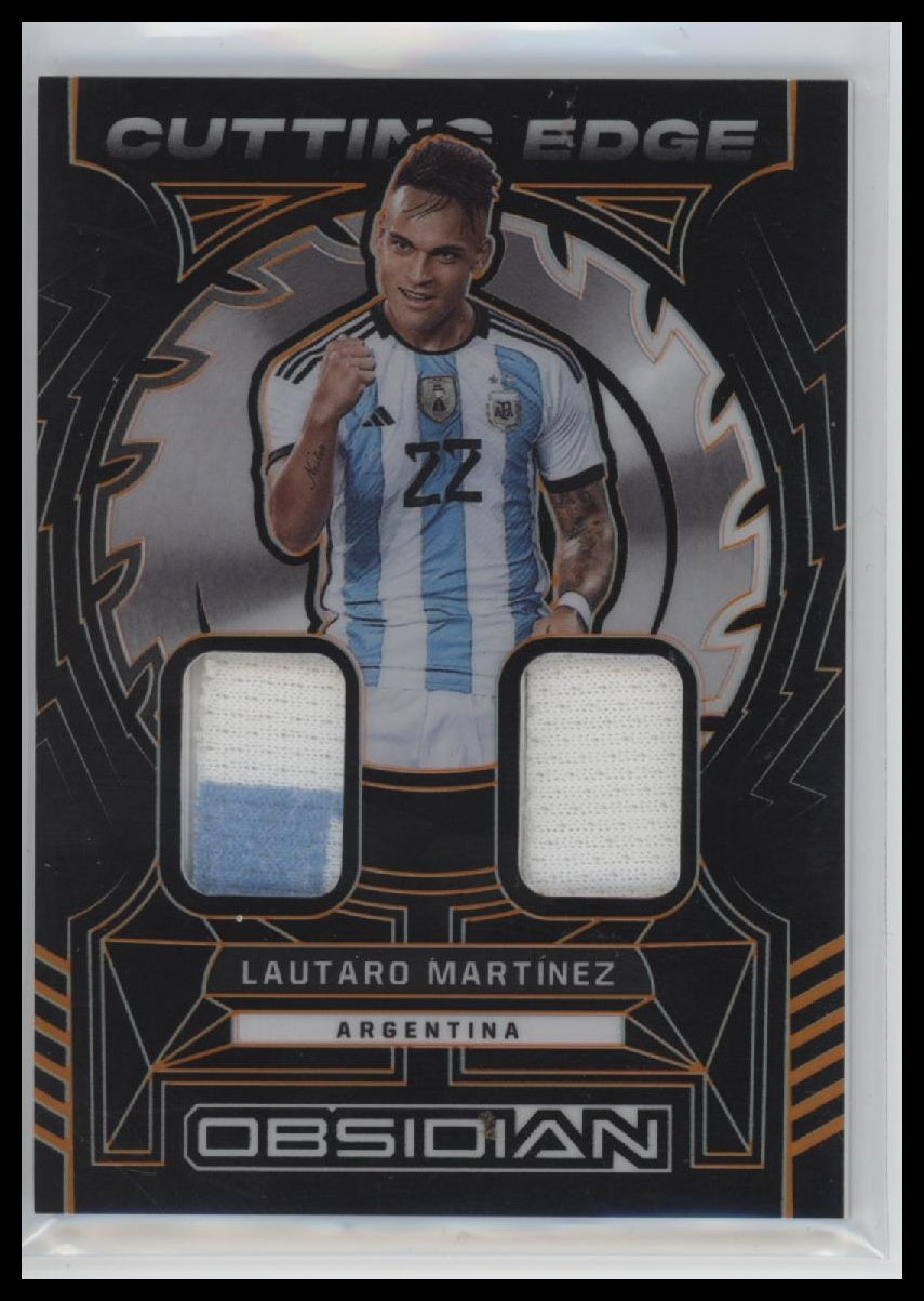 2022-23 Panini Obsidian Cutting Edge Relics Electric Orange Eder Militao #/75