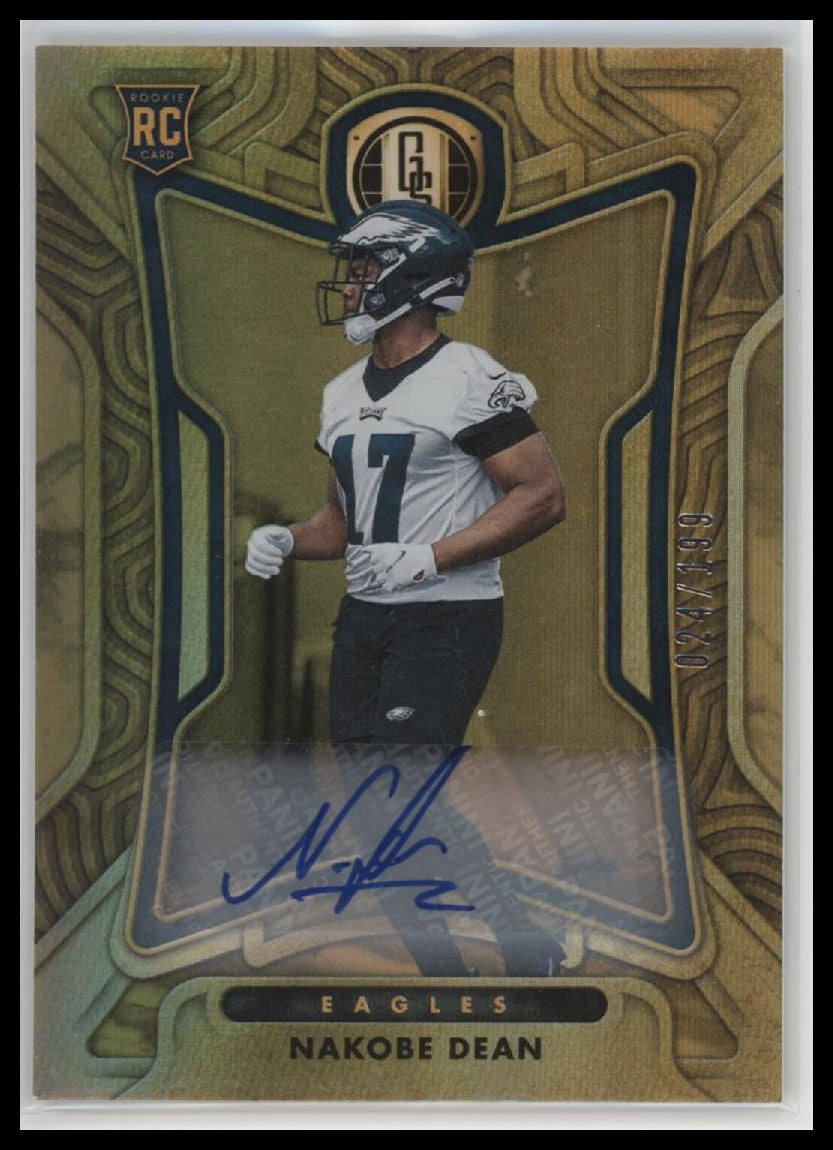 2022 Panini Gold Standard Nakobe Dean RC #/199