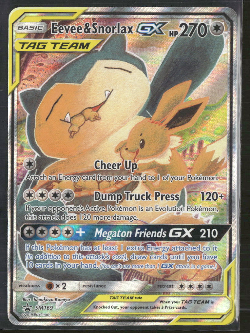 SM Promos Eevee & Snorlax GX #SM169
