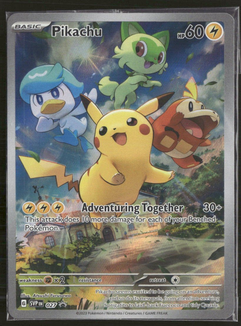 SV: Scarlet & Violet Promo Cards Pikachu #027