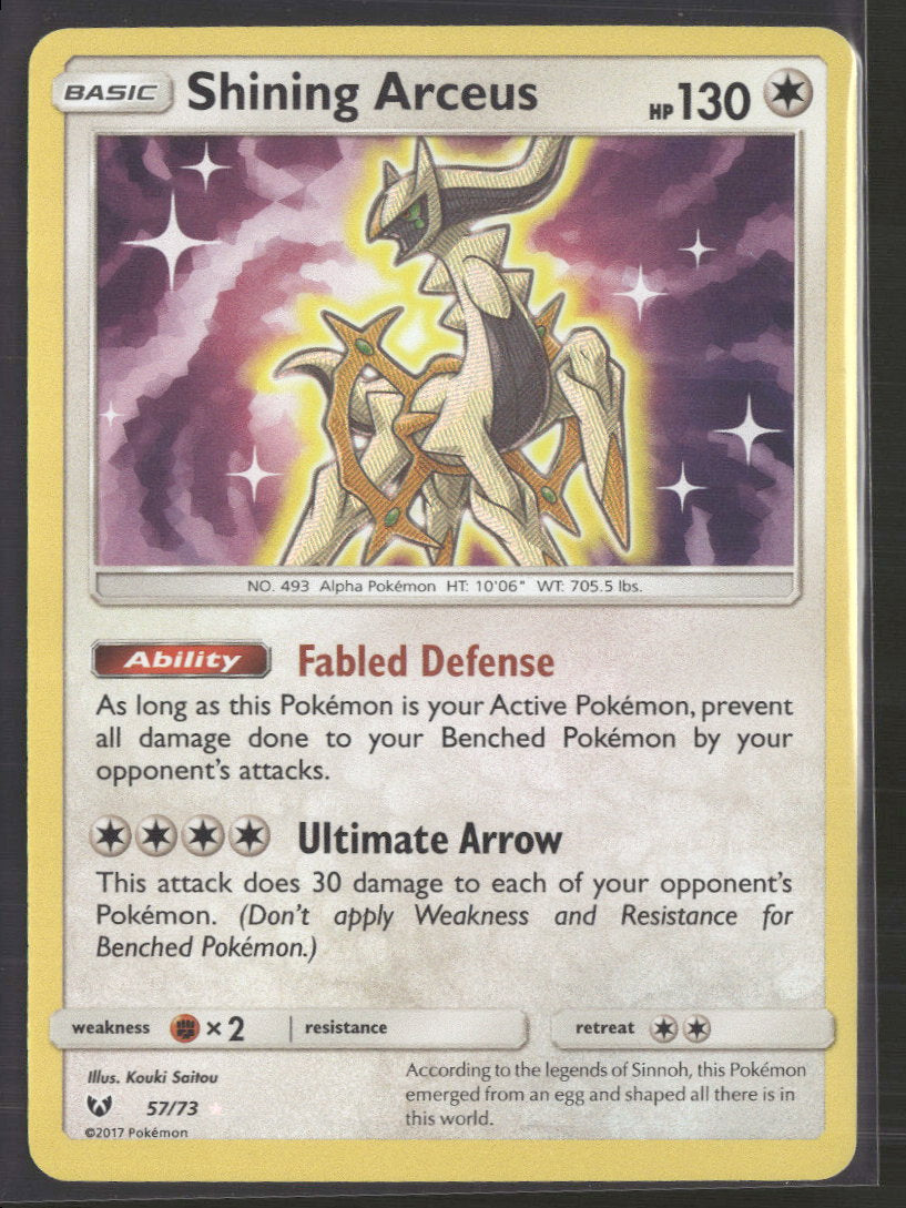 Shining Legends Shining Arceus #57/73