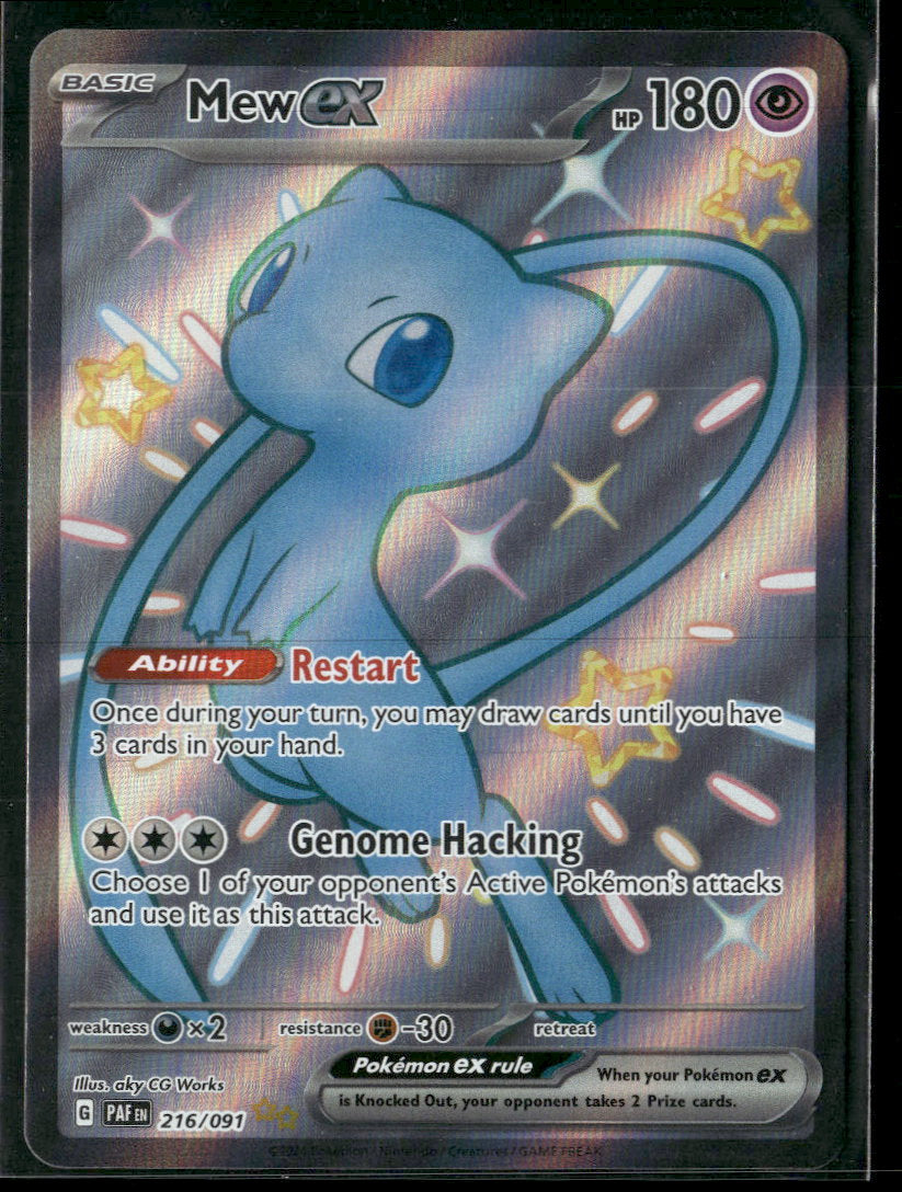 SV: Paldean Fates Mew ex #216/091