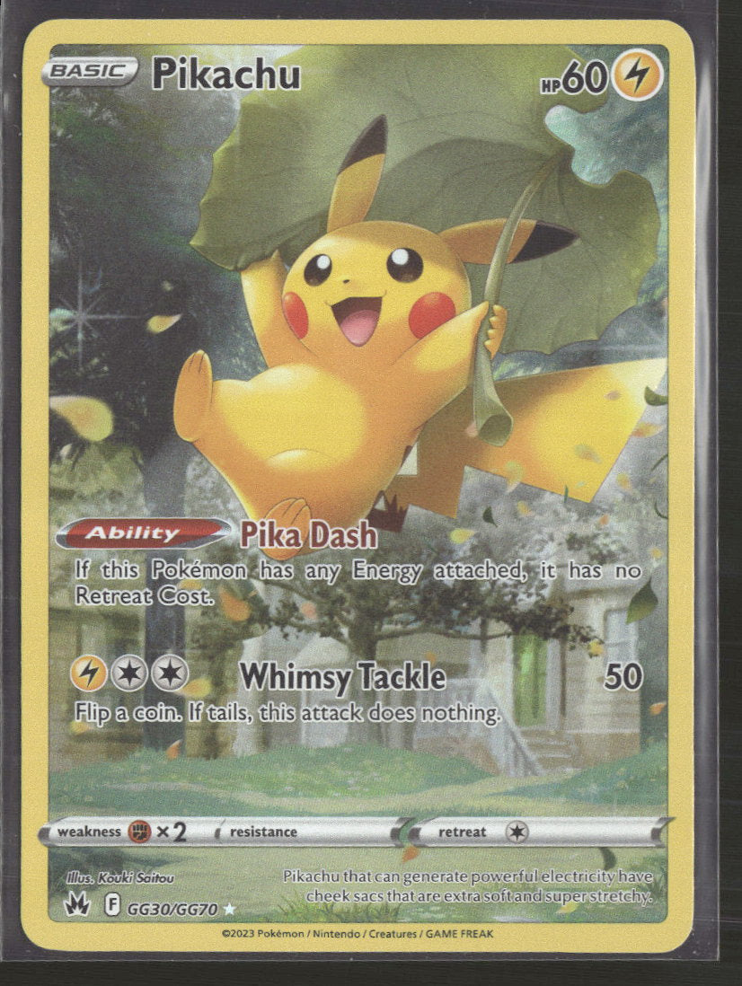 SWSH: Crown Zenith: Galarian Gallery Pikachu #GG30/GG70