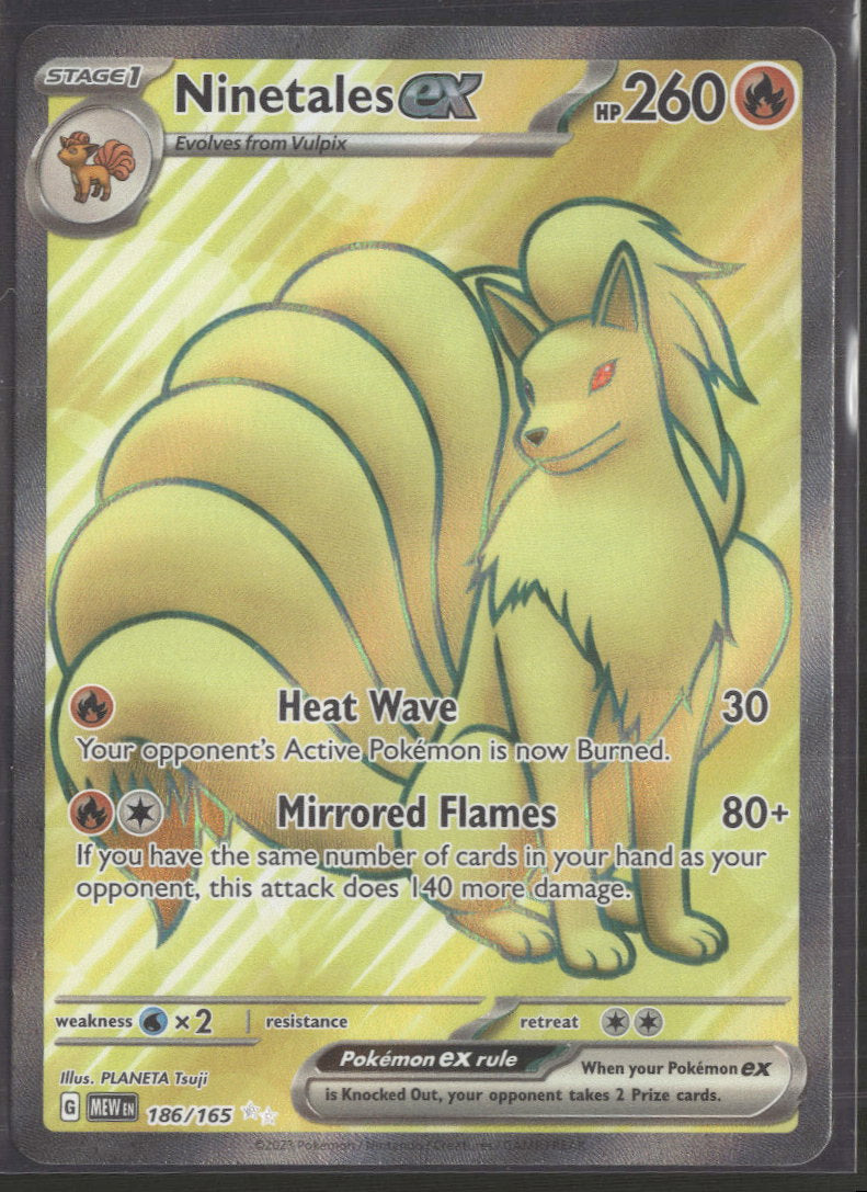 SV: Scarlet & Violet 151 Ninetales ex #186/165