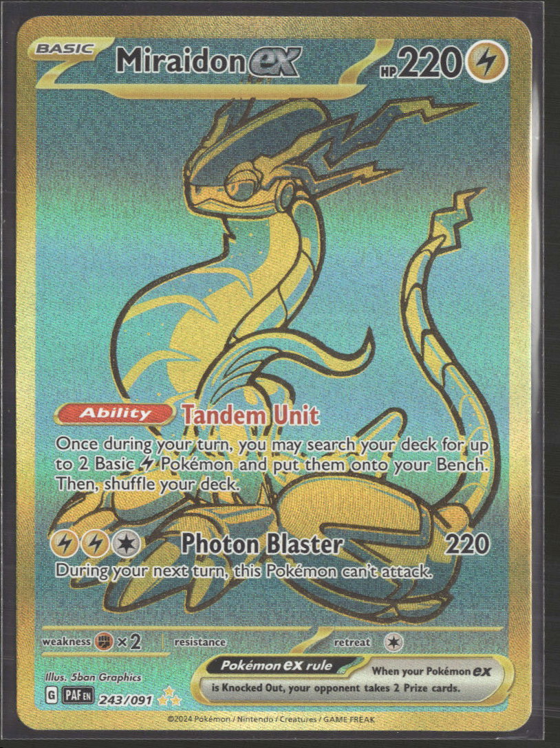 SV: Paldean Fates Miraidon ex #243/091